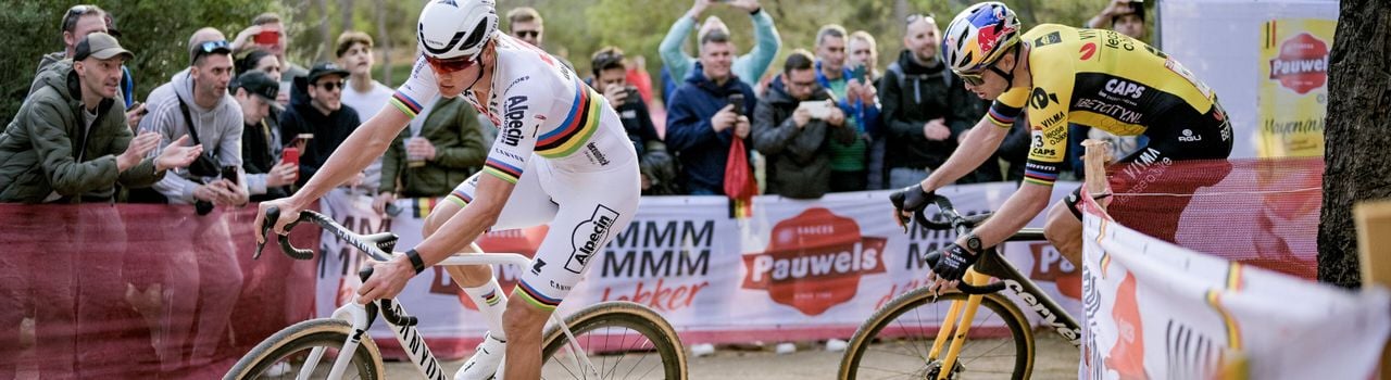 Mathieu van der Poel en Wout van Aert