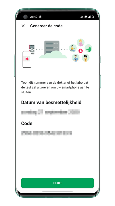 Coronalert wordt zeer beperkt gebruikt om contacten op te sporen
