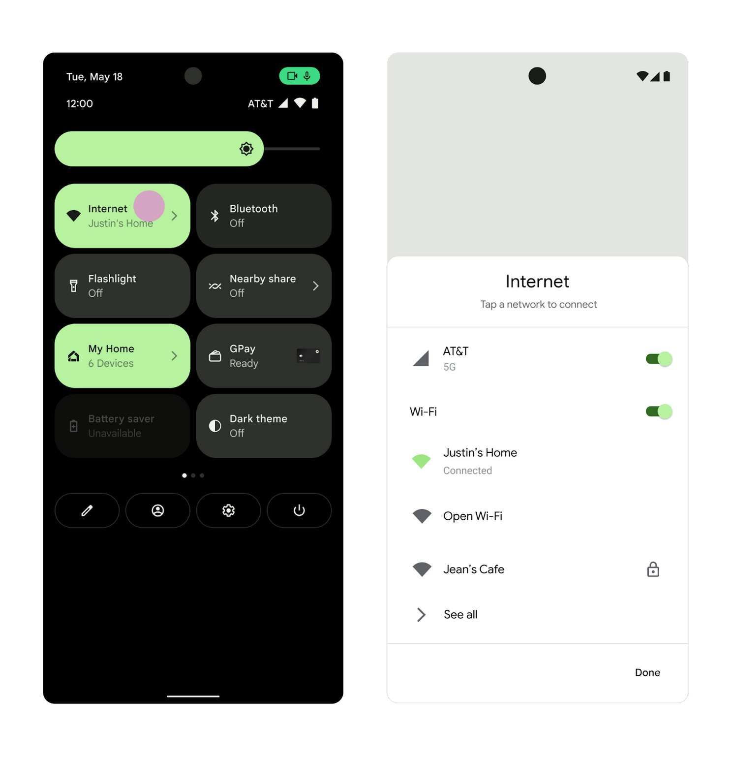 Google verdedigt de omslachtige wifi-schakelaar in Android 12