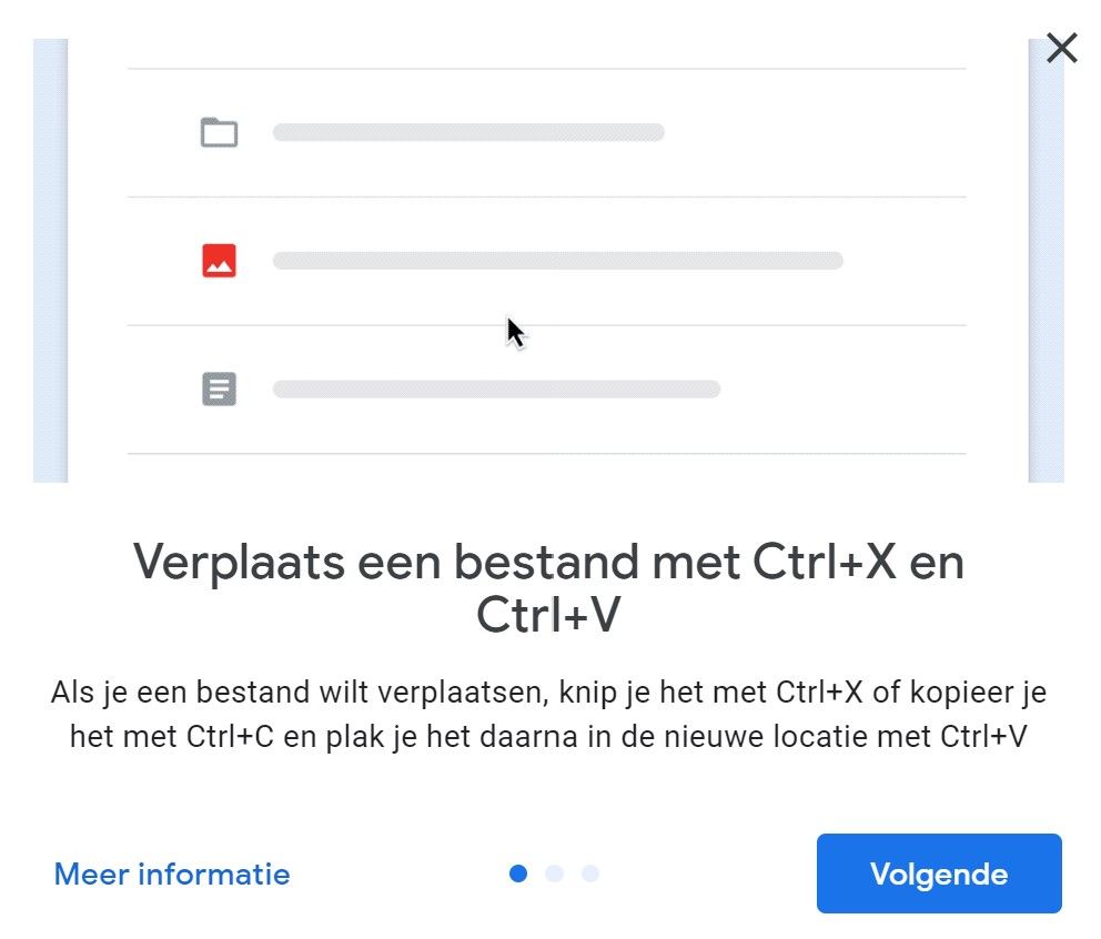 Kopiëren-plakken eindelijk mogelijk in Google Drive door sneltoetsen
