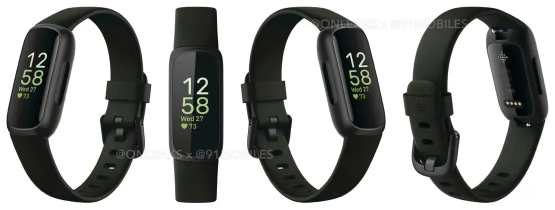 Fitbit Versa 4, Sense 2 en Inspire 3 te zien in gelekte persrenders