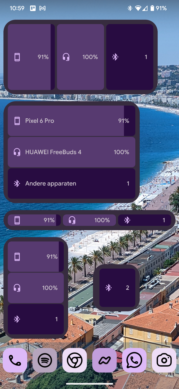 Pixel-batterijwidget komt met tijdsindicatie voor resterende accuduur