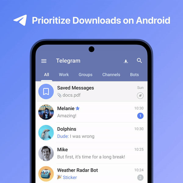 4 nieuwe Telegram-functies nu beschikbaar in de app