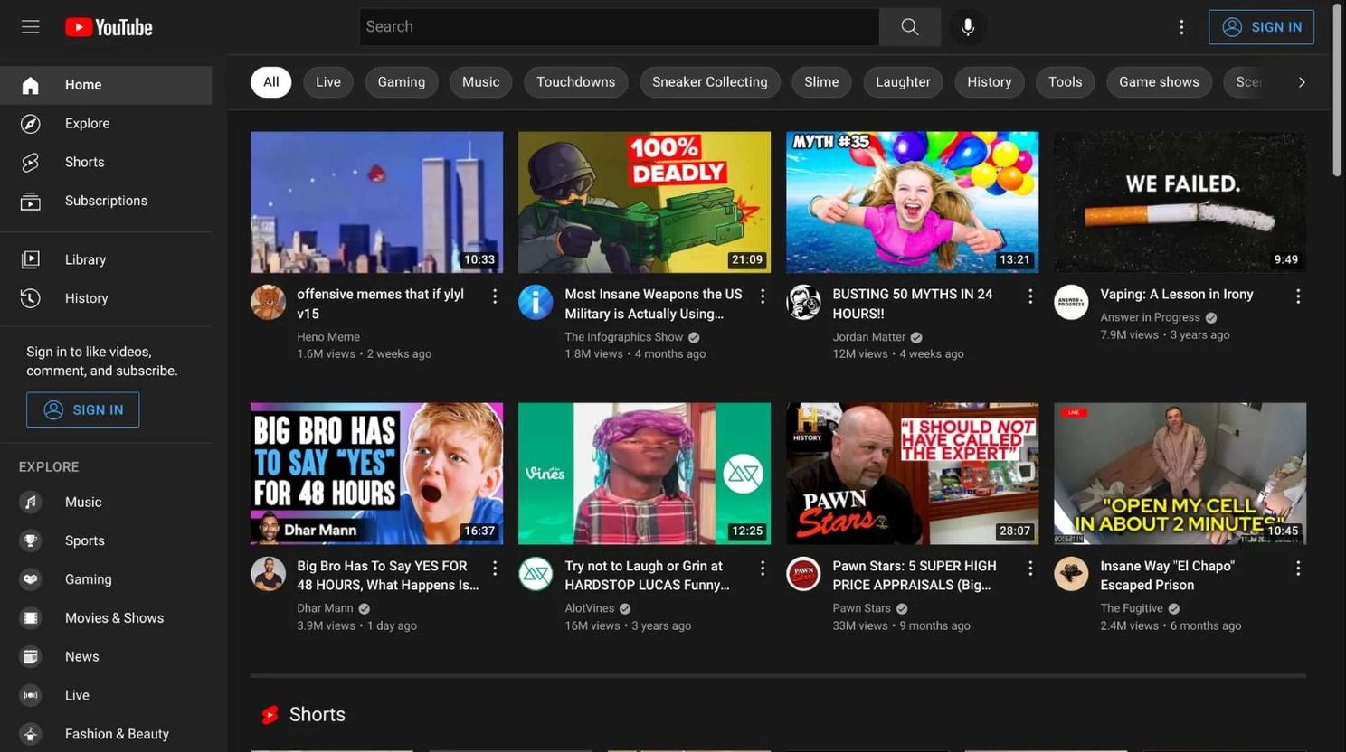 Material YouTube: YouTube-homepage krijgt nieuw Material You-design