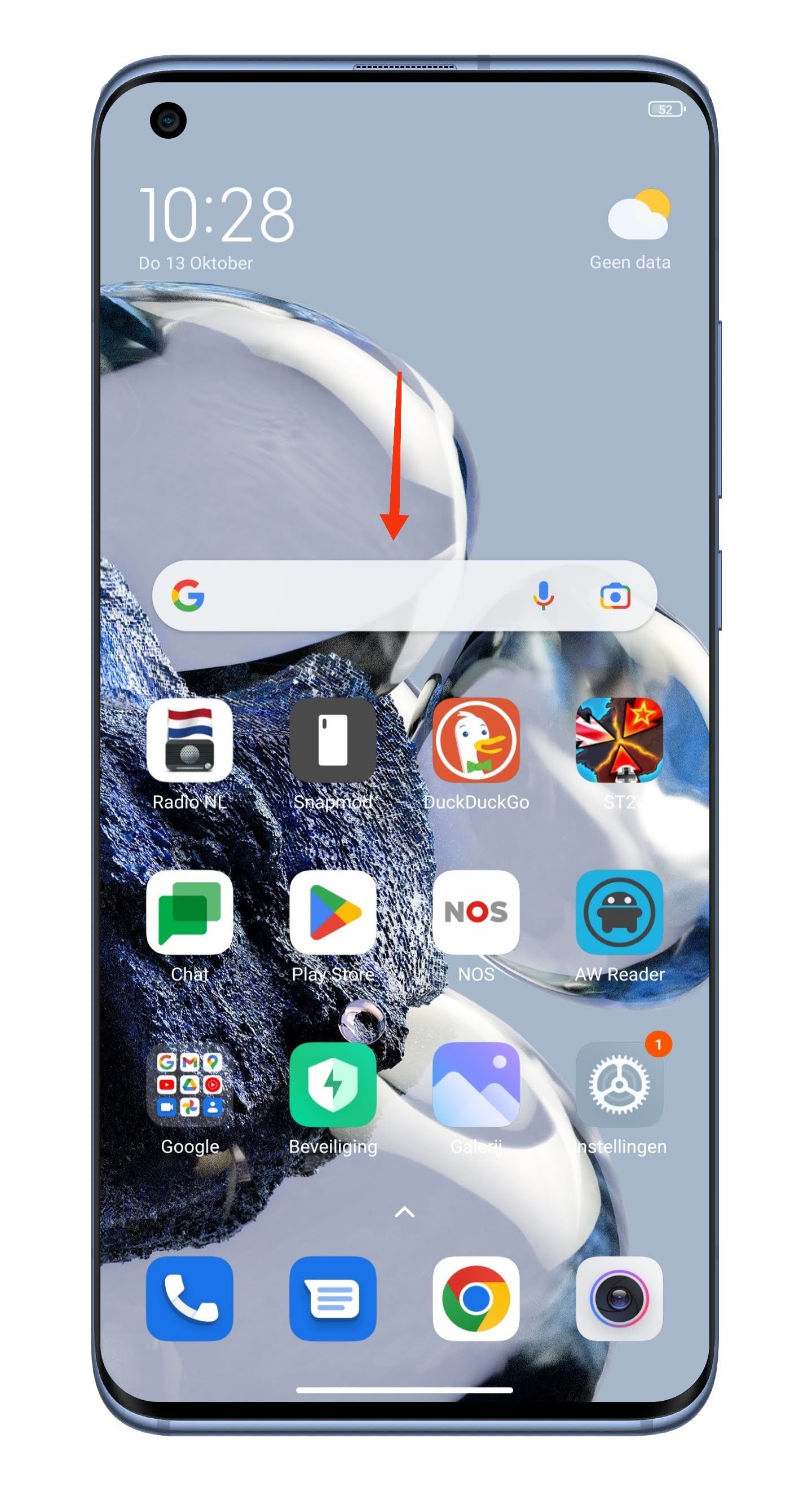 Google Zoeken-widget straks eenvoudiger aan te passen