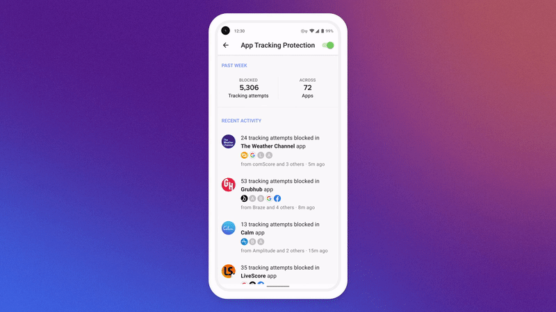 'App Tracking Protection' van DuckDuckGo