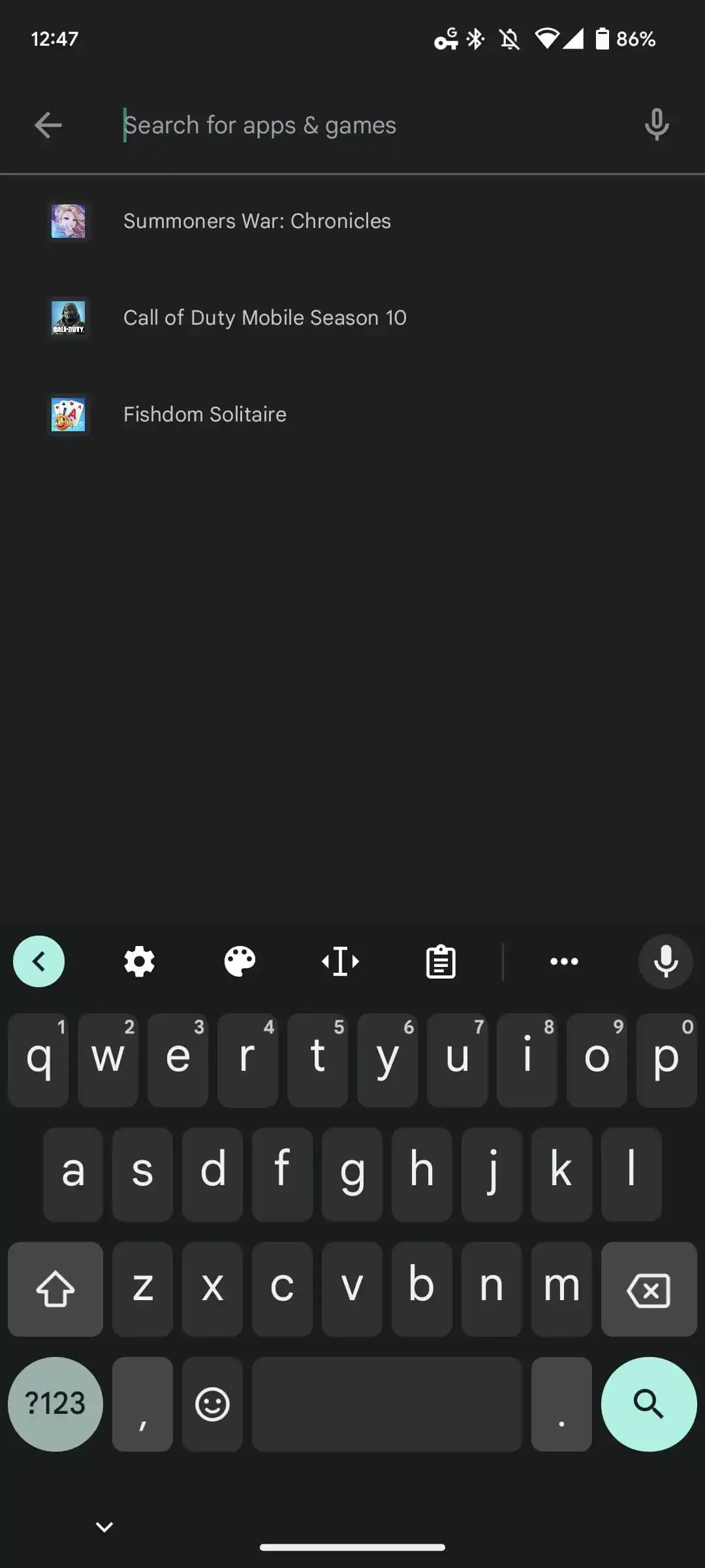Google test met advertenties in de Play Store-zoekresultaten