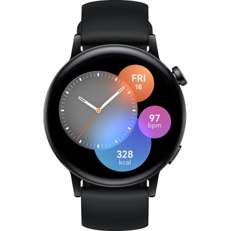 De Huawei Watch GT 3 met zwarte tint
