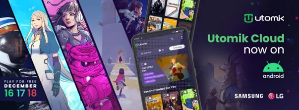 Games streamen op Utomik Cloud nu beschikbaar op Android
