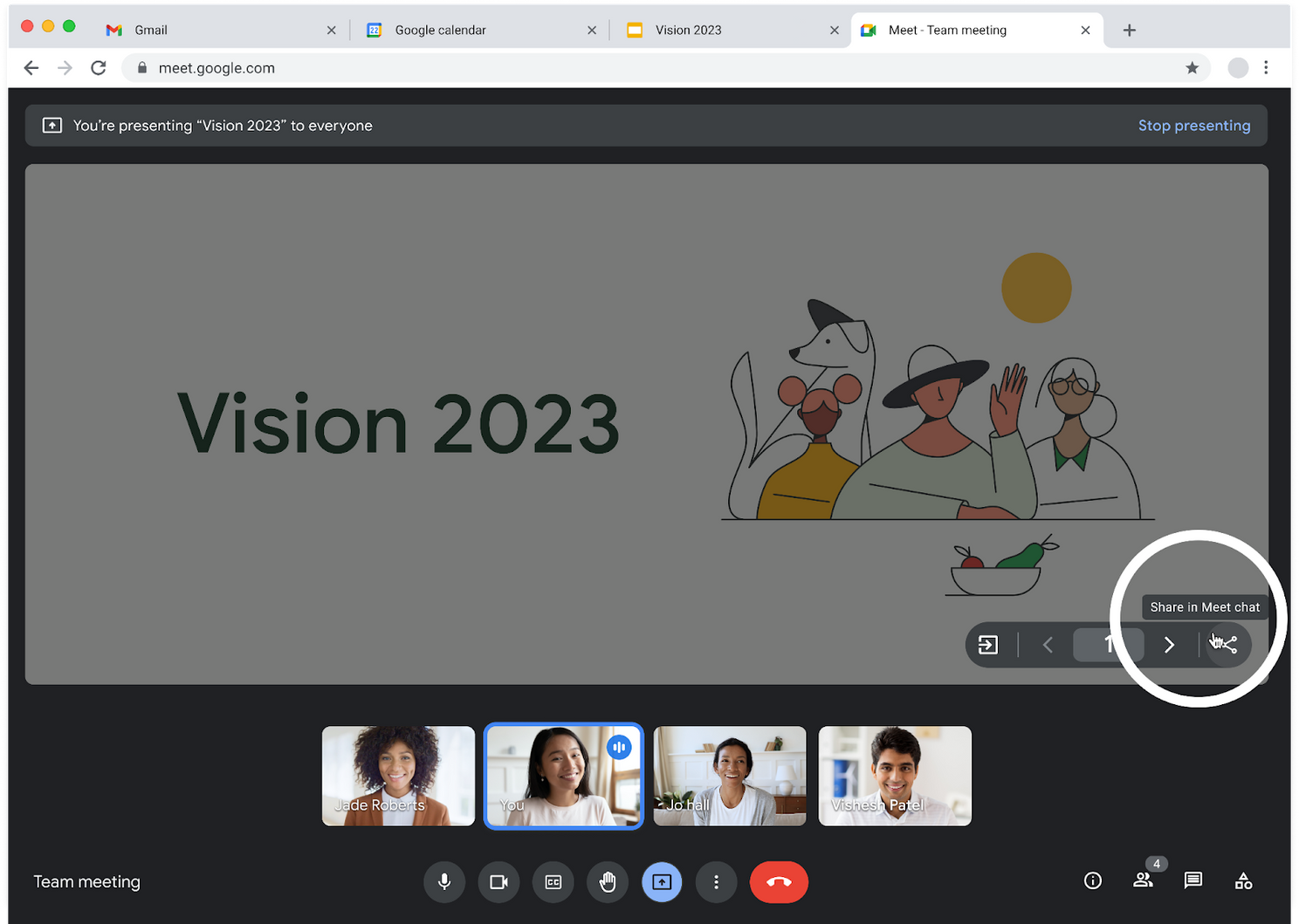 Bestanden delen in Google Meet is nu nog eenvoudiger