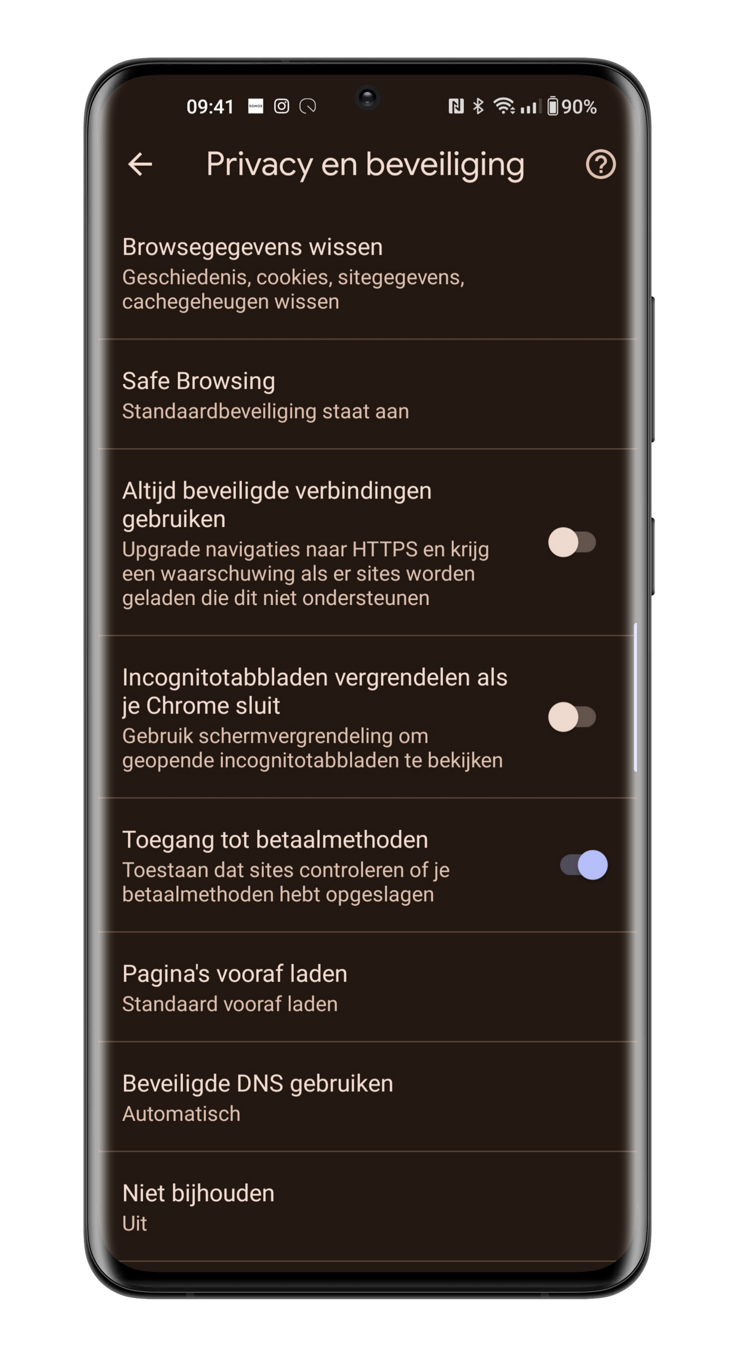 Google lanceert vergrendelen incognitovensters in Chrome