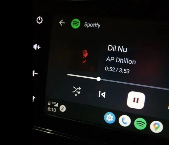Android Auto krijgt versleepbare afspeelbalk in muziek-apps