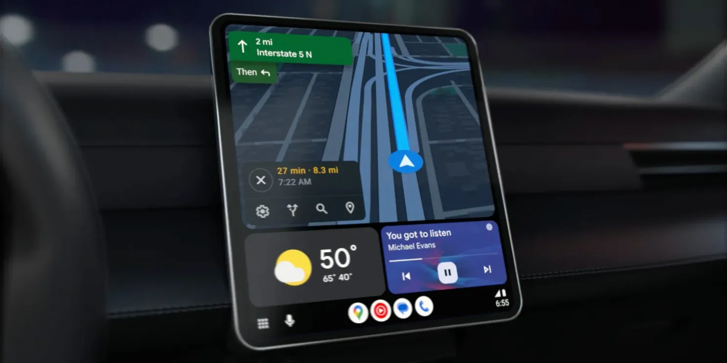 Kan jij Google Maps openen terwijl Android Auto actief is?