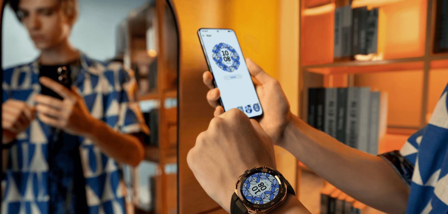 Je kan ook een foto maken van je outfit om vervolgens te kunnen kiezen uit een serie bijpassende watchfaces