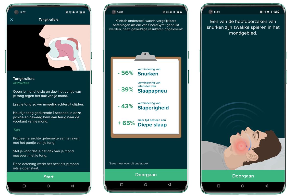 App van de Week: kom met SnoreGym van je gesnurk af