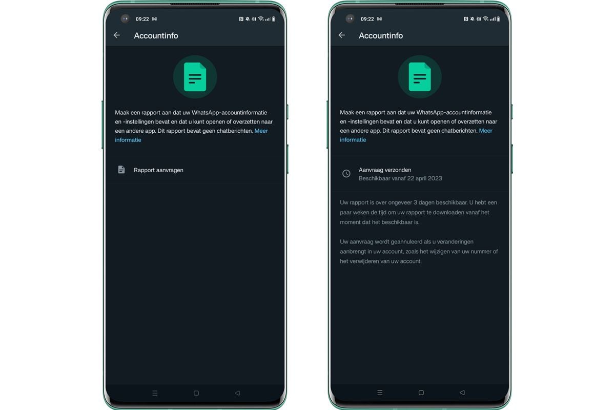 Zo download je in één keer alle data die WhatsApp van je heeft