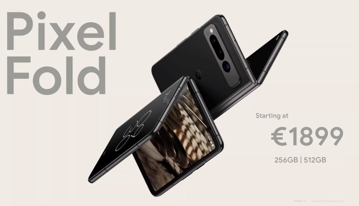 Google Pixel Fold officieel: eerste vouwbare smartphone van Google