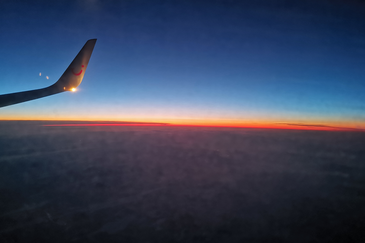 Een goed voorbeeld van hoe het niet moet met de horizon, maar ook een goed voorbeeld van hoe mooi de lucht kan zijn
