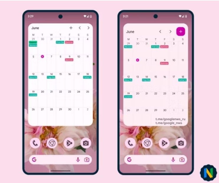 Google Agenda krijgt eindelijk de Material You-widgets die we in 2021 voor het eerst zagen