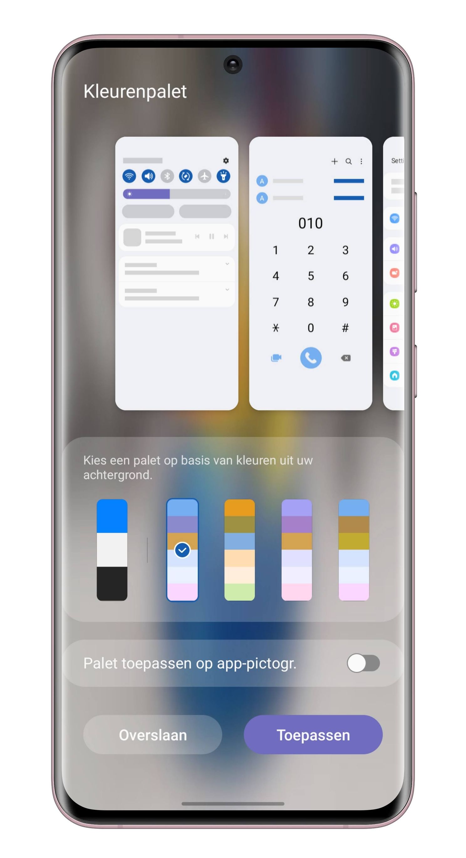 Hoe verander je de achtergrond op een Samsung smartphone?