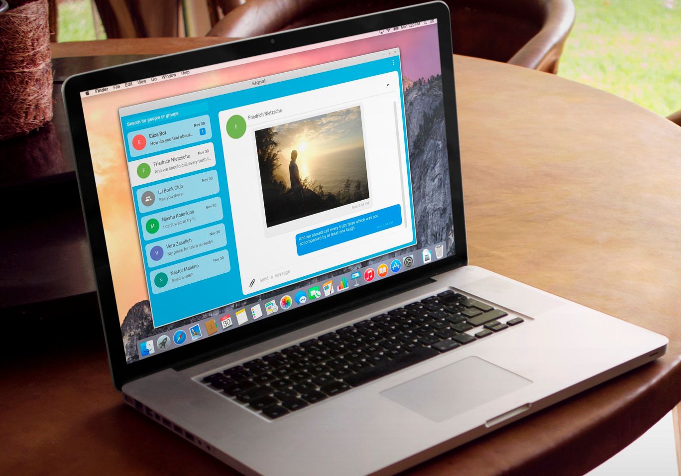 De Signal-app voor macOS