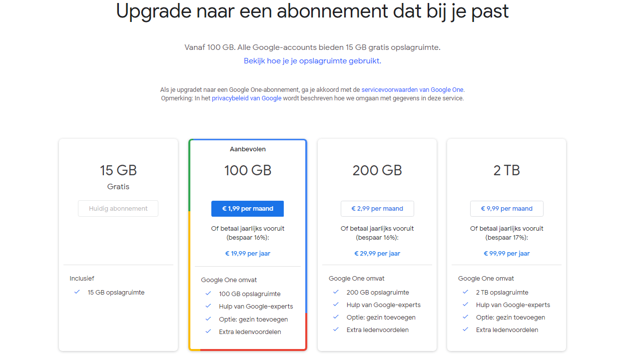 Google Foto's: 3 alternatieven voor de gratis opslag