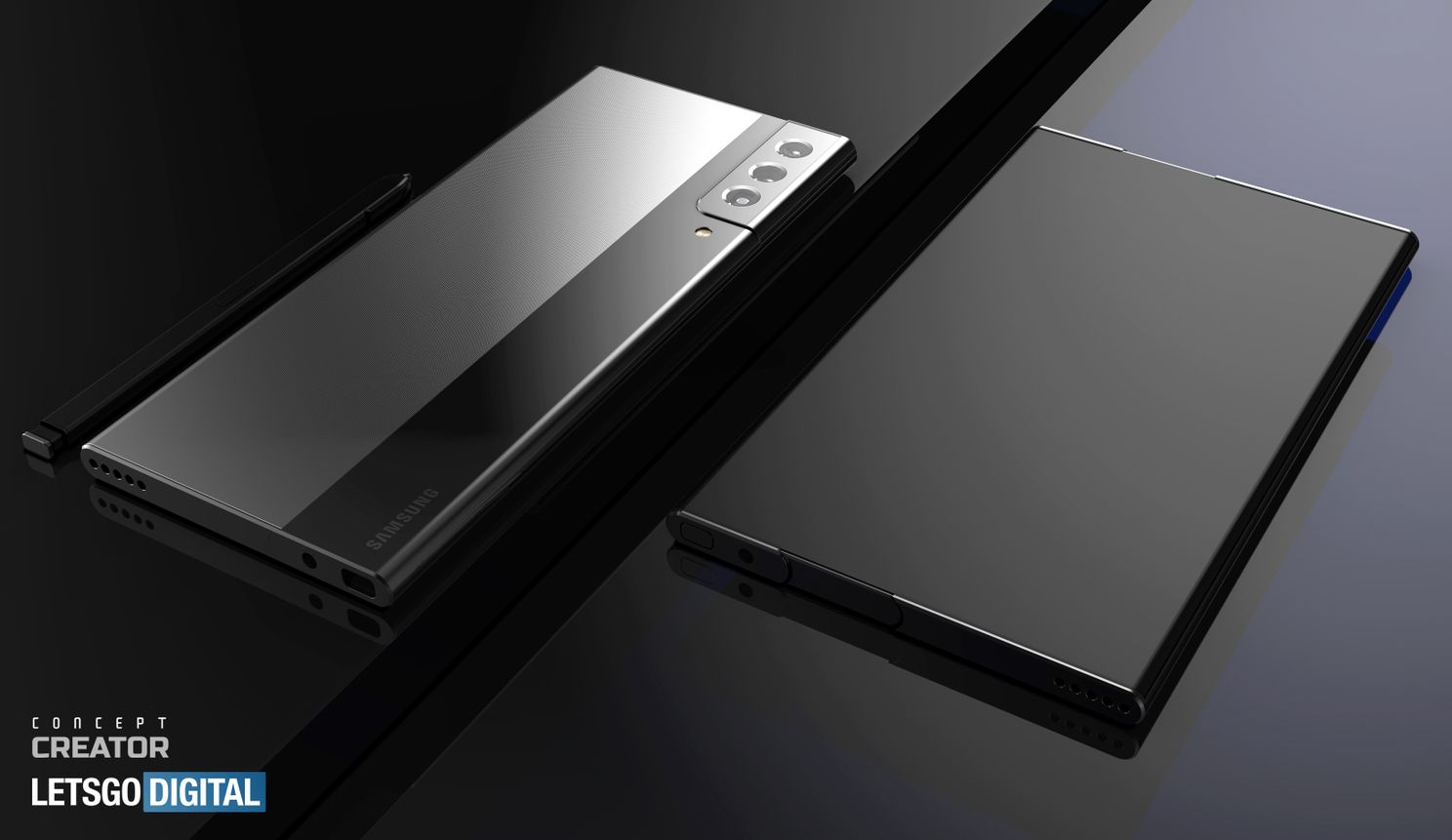 Samsung werkt aan oprolbare telefoon, zo kan hij eruit zien