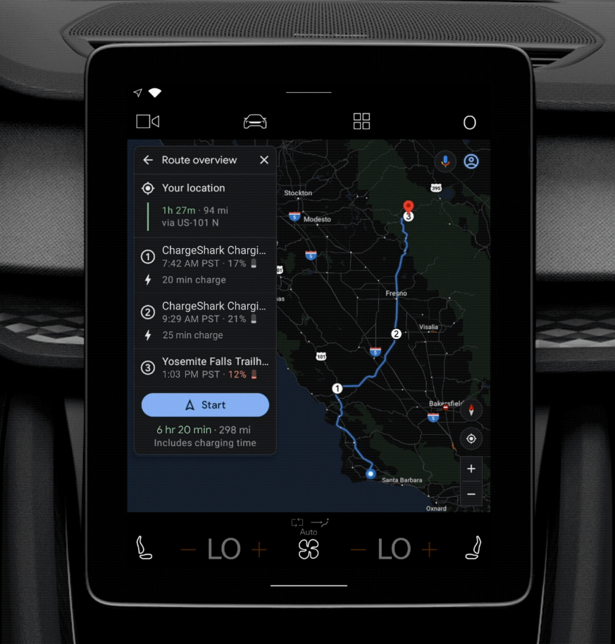 Google Maps toont EV's in Nederland nu oplaadstations op de route