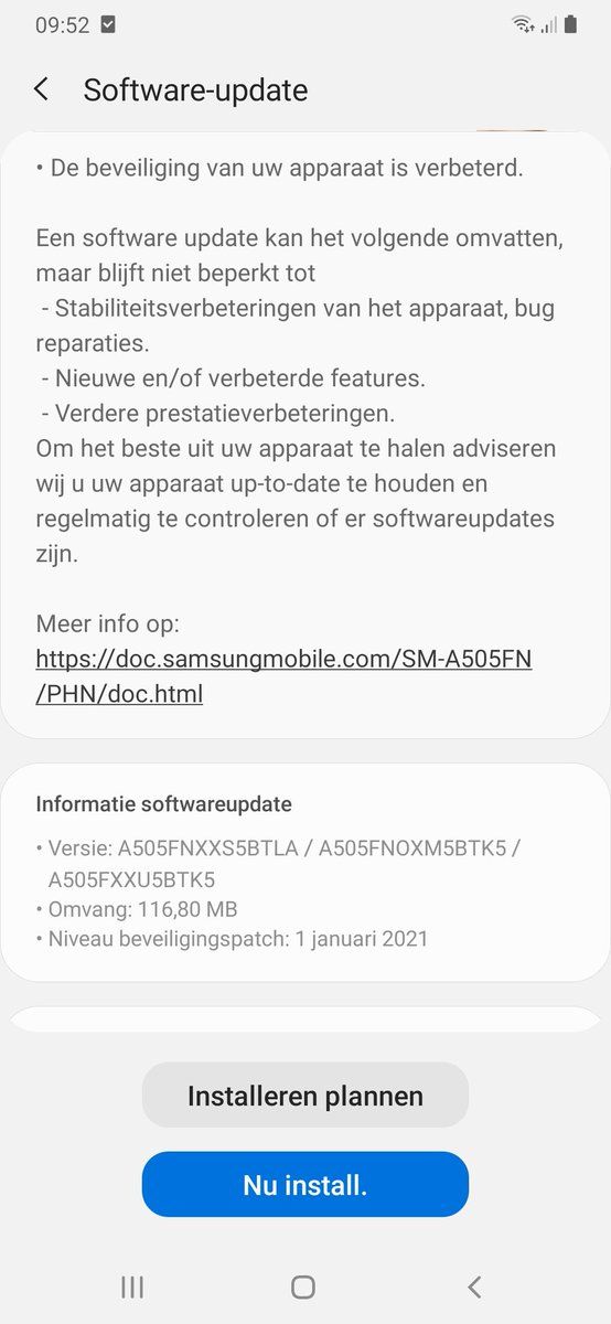 Updatenieuws: deze telefoons ontvangen een (beveiligings)update (week 1)