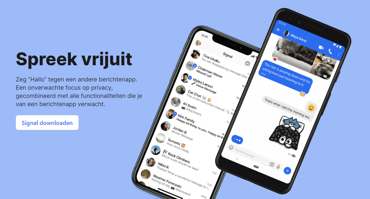 Nederlands Signal-initiatief: "We moeten samen van WhatsApp af"