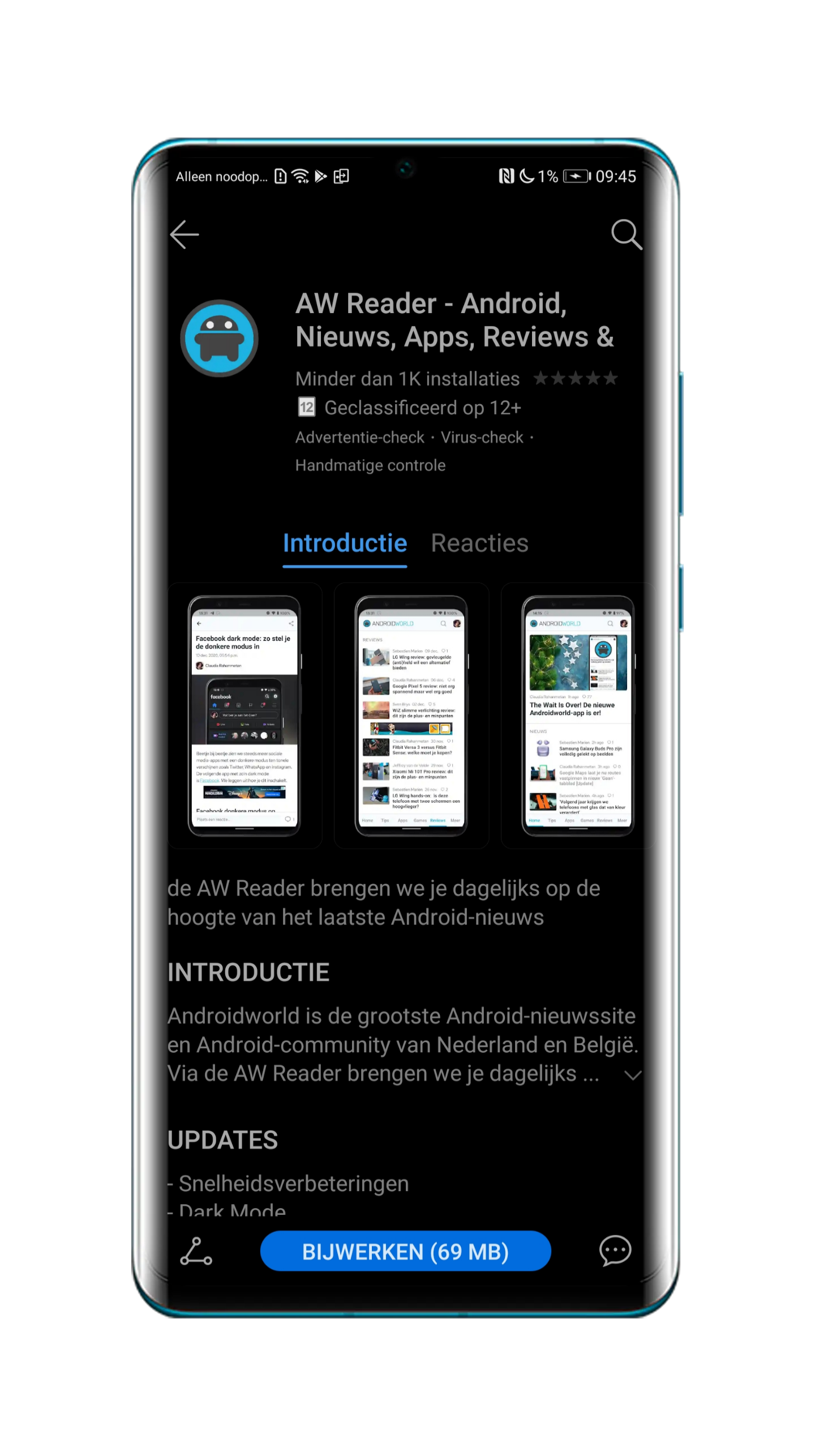 AW Reader staat nu ook in de Huawei AppGallery