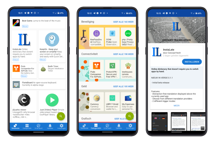 F-Droid is de beste applicatiewinkel met gratis open-source apps