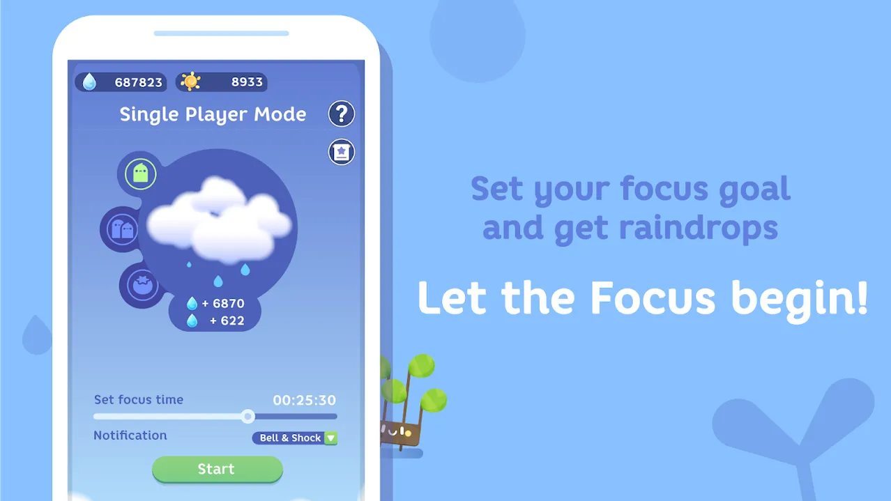 Afgeleid door je smartphone? Gebruik de gratis Focus Plant-app