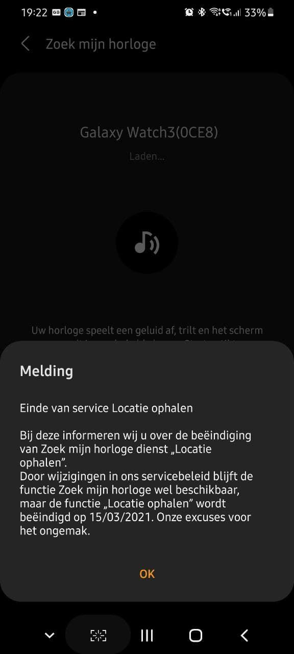 Locatiedienst voor de Galaxy Watch 3 wordt binnenkort stopgezet, dit is het alternatief