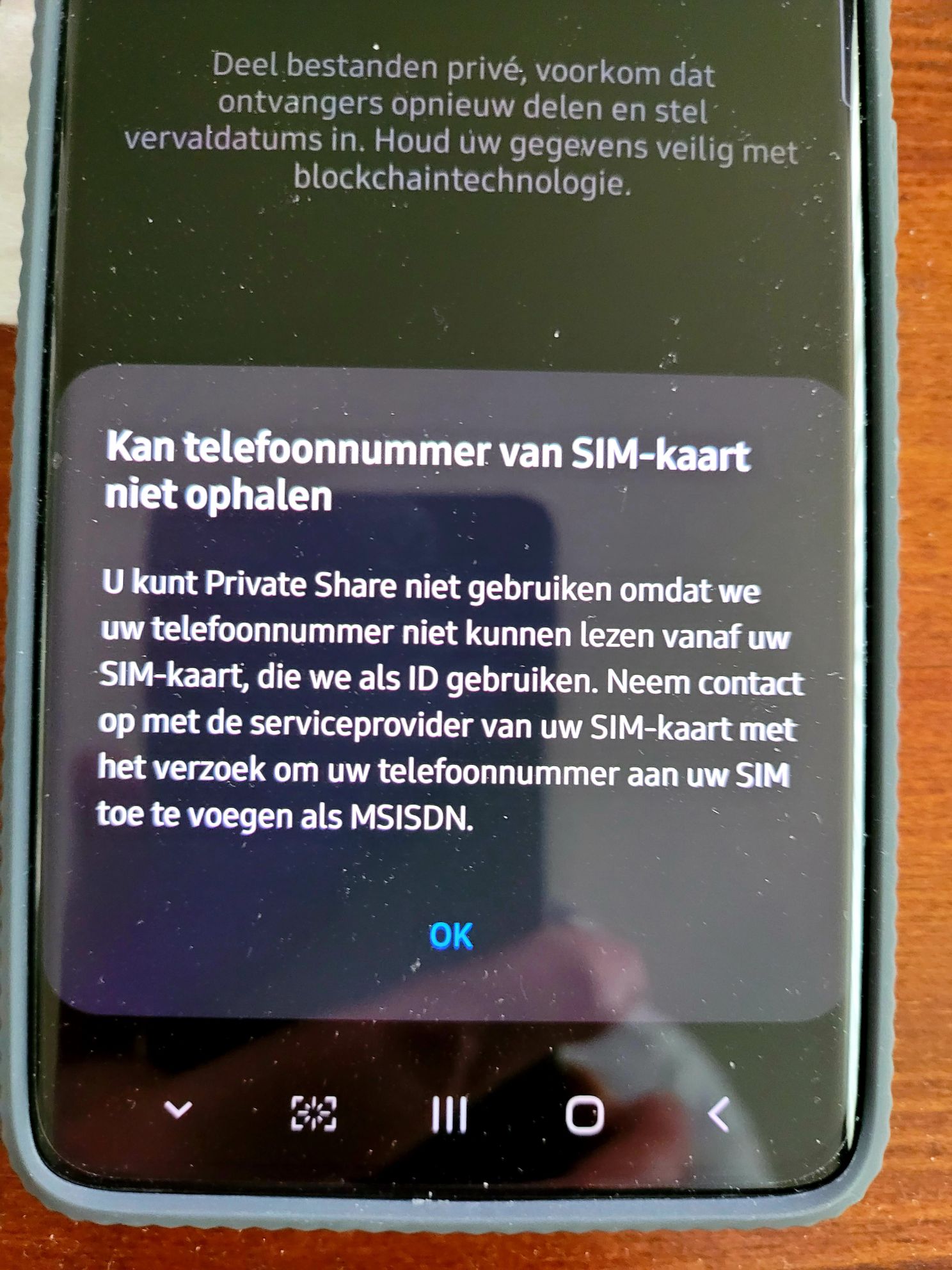 Private Share werkt weer op Samsung-telefoons