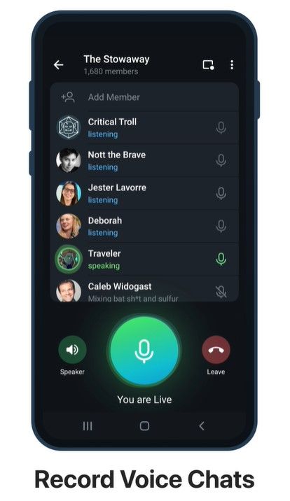 Telegram breidt spraakchats uit: dit zijn de nieuwe mogelijkheden