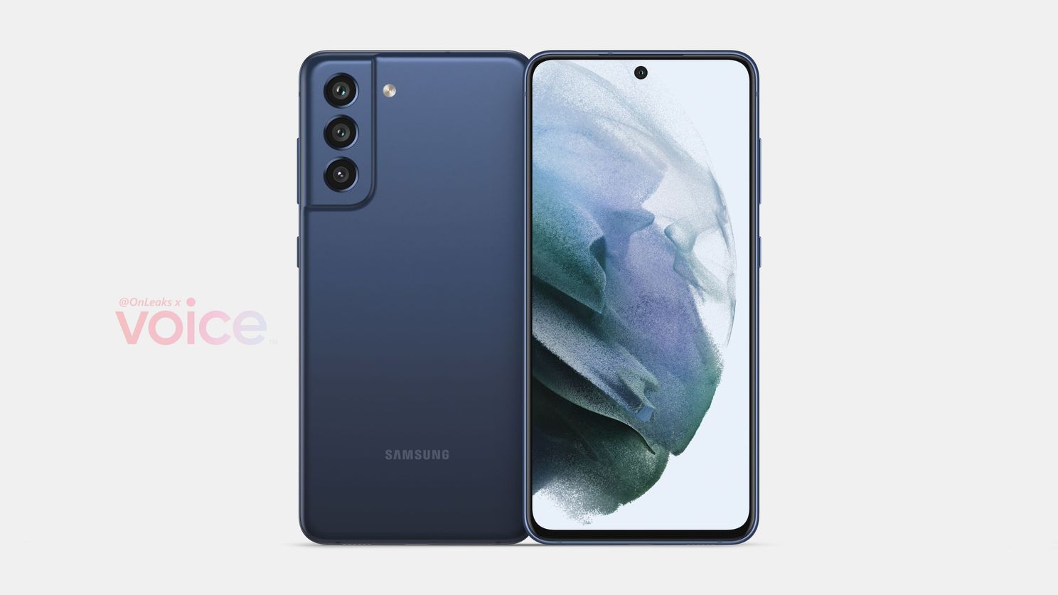 Gelekte renders van de telefoon