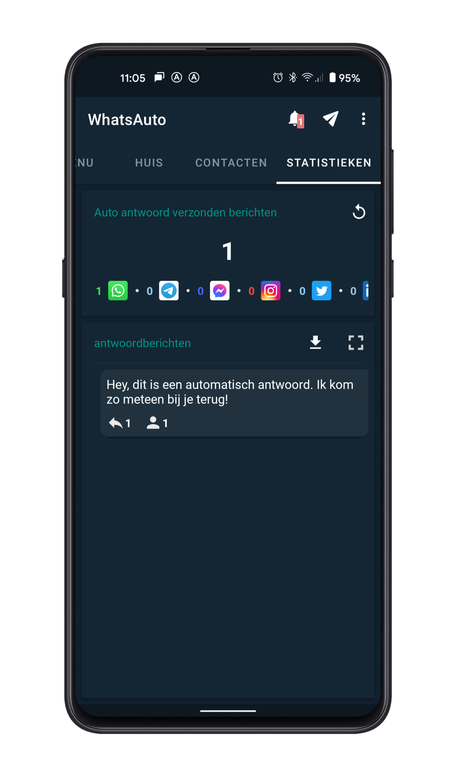 Zo verstuur je in WhatsApp automatische antwoorden op berichten