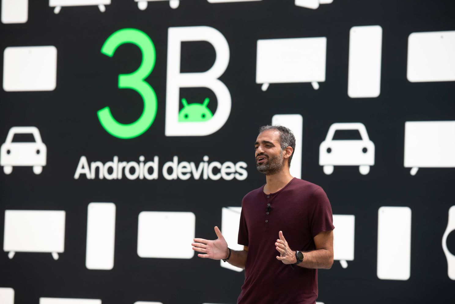 De presentatie op Google I/O