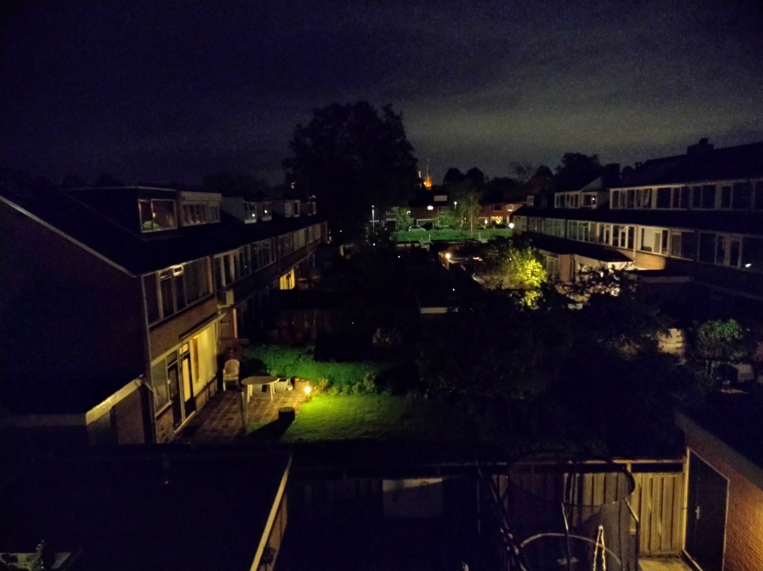 Foto genomen met de nachtmodus