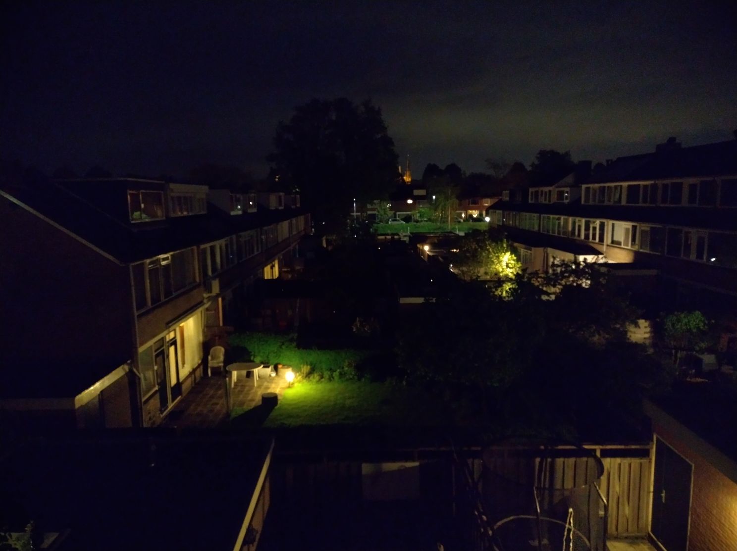 Foto genomen zonder nachtmodus