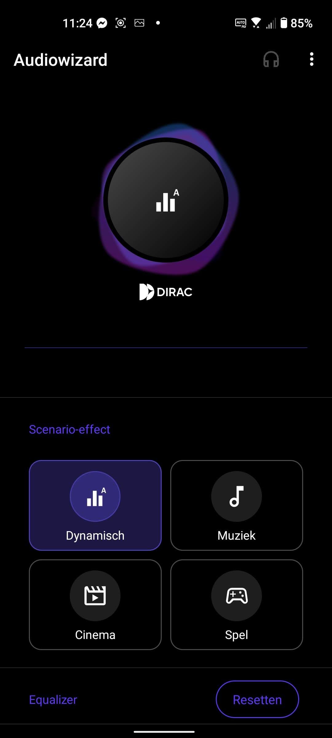 AudioWizard en zijn presets