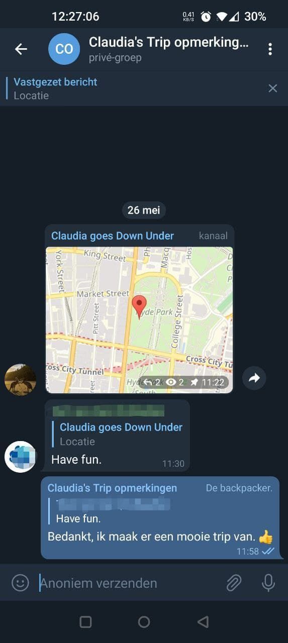 Vakantie-tip: hou de thuisblijvers op de hoogte via je eigen Telegram-kanaal