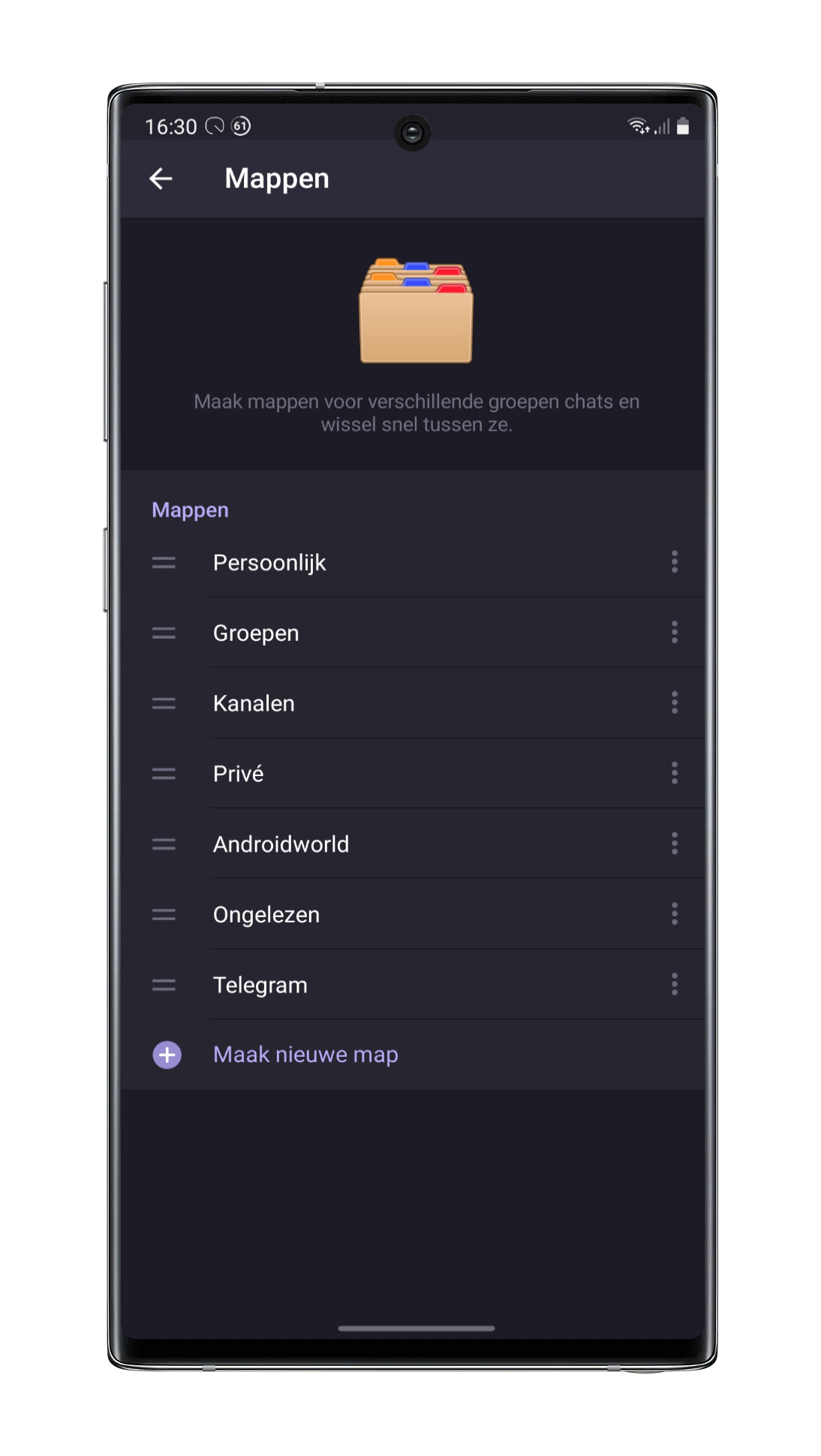 Telegram-tip: zo maak je handige mappen voor meer overzicht