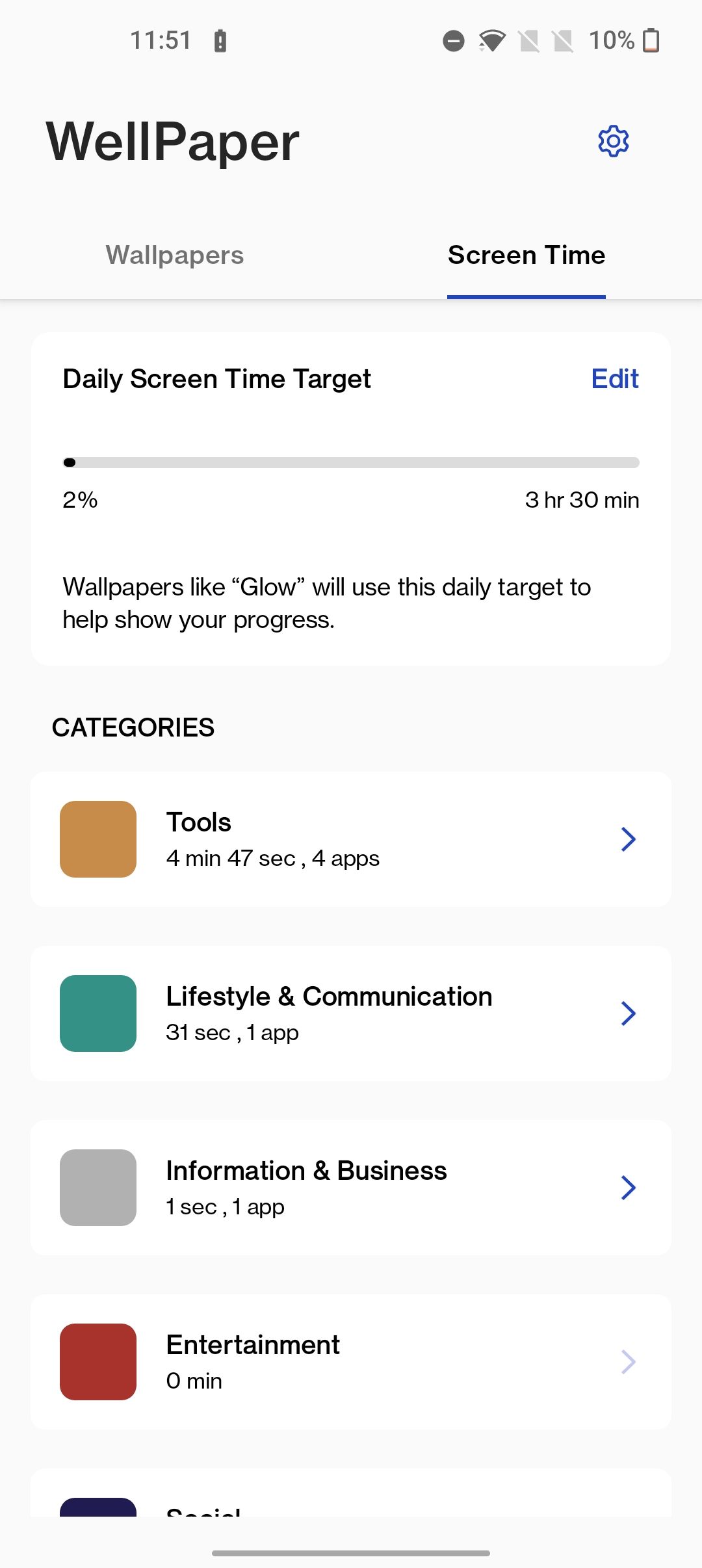 WellPaper-app van OnePlus