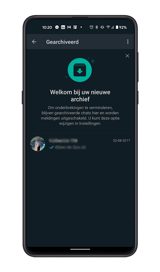WhatsApp's nieuwe Archief is voor iedereen beschikbaar, zo werkt het