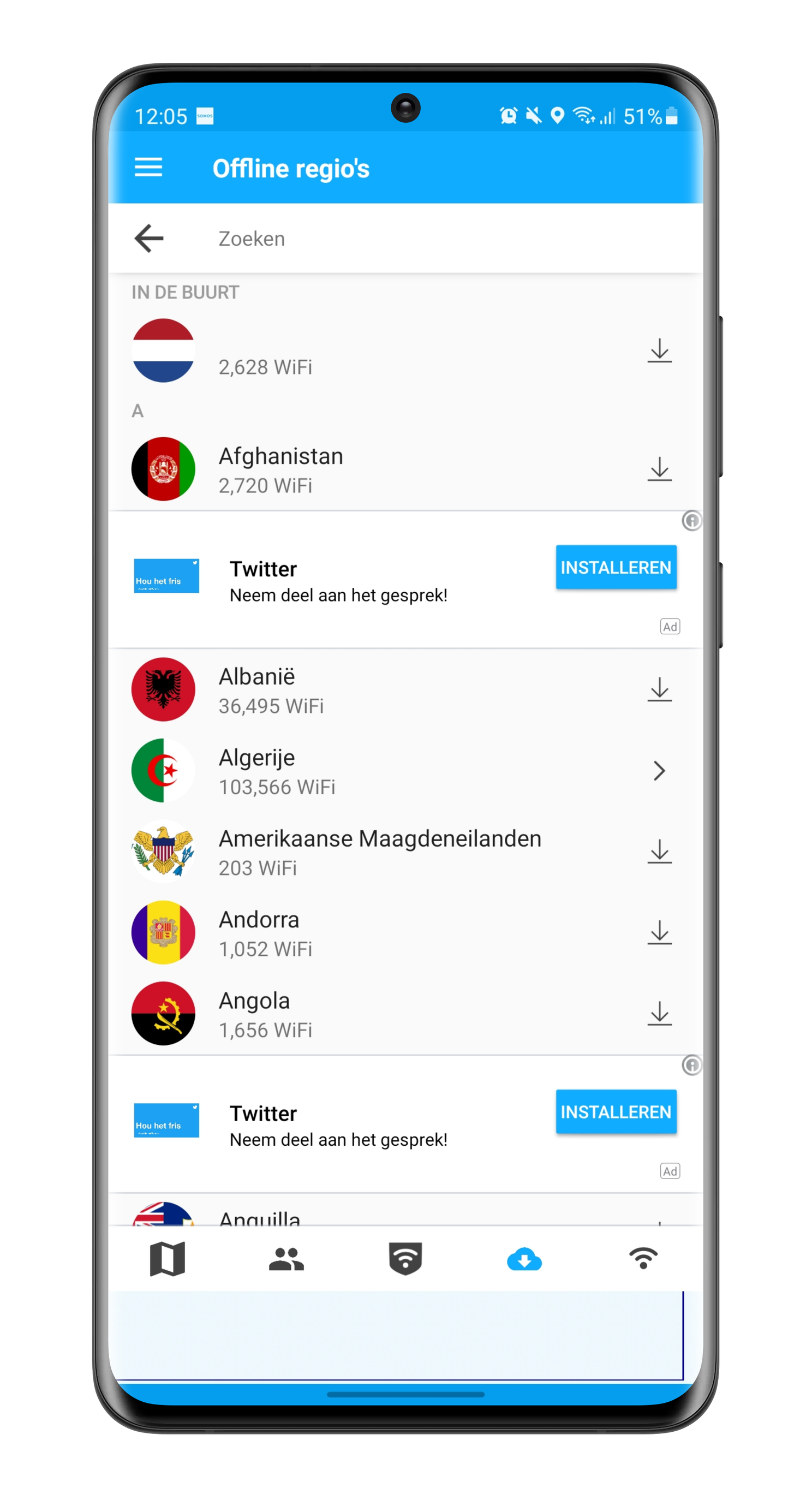App van de week: WiFi Map laat je gratis wifi-hotspots ontdekken