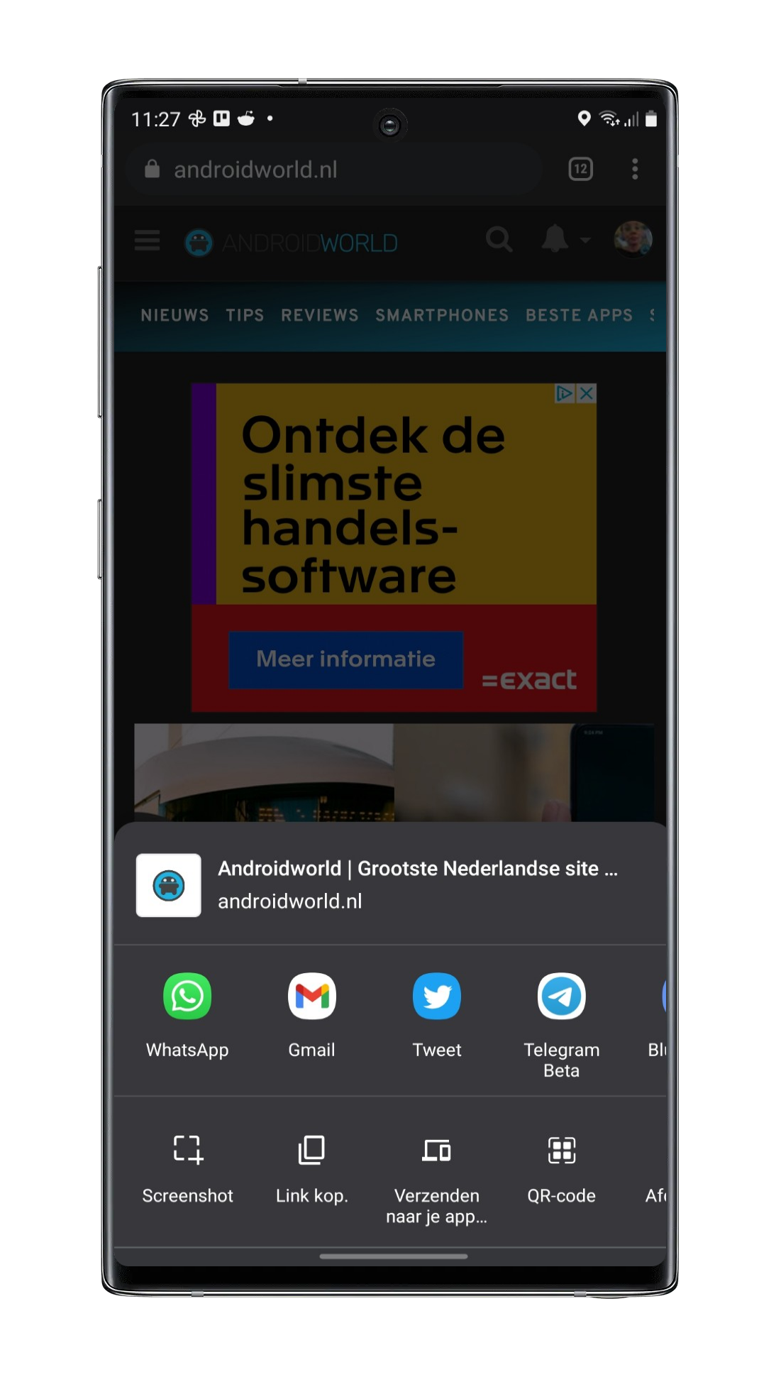 Screenshots maken in Google Chrome
