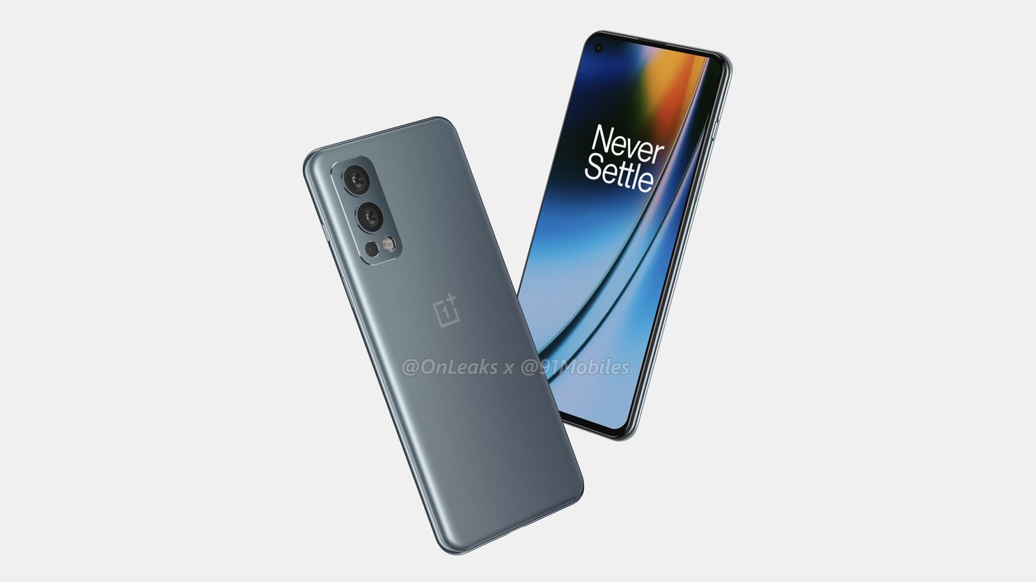 OnePlus Nord 2 in volle glorie te zien op prachtige renders