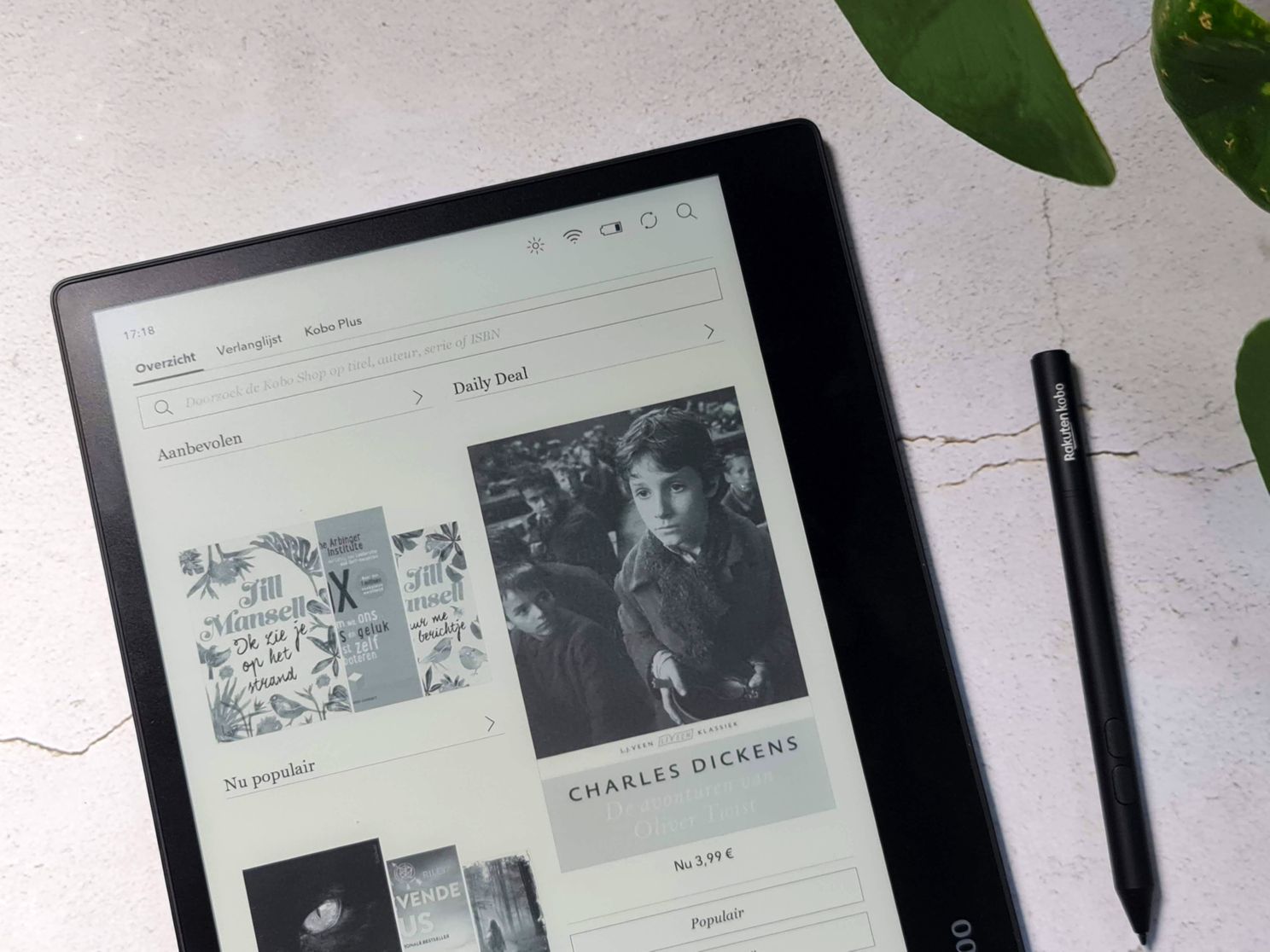 Kobo Elipsa met Kobo Stylus